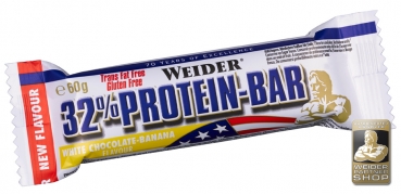 Weider 60g 32% Protein Bar - 24 Stück pro Karton