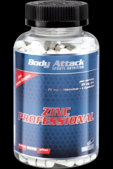 Body Attack Zinc Professional - 180 Caps