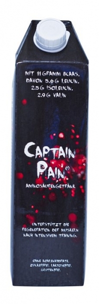 Captain Pain 1000 ml Aminosäurengetränk - 6 Stück a 1000ml Tetra Pak